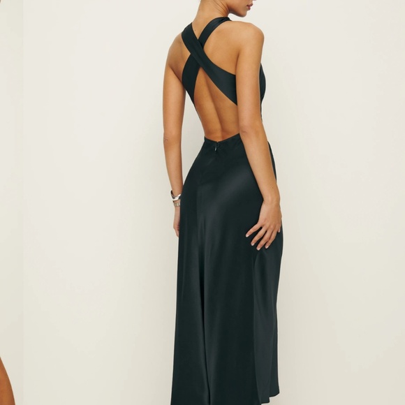 Reformation Casette Silk Dress - Picture 2 of 5